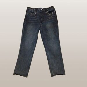 Dear John “Rock My World” Black Denim Jeans – Size 30 Excellent Condition 2x30